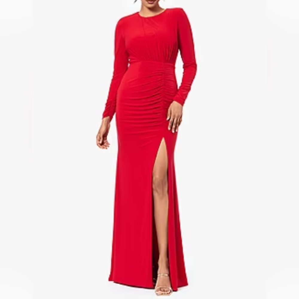 DJ JAZ Long Sleeve Evening Gown